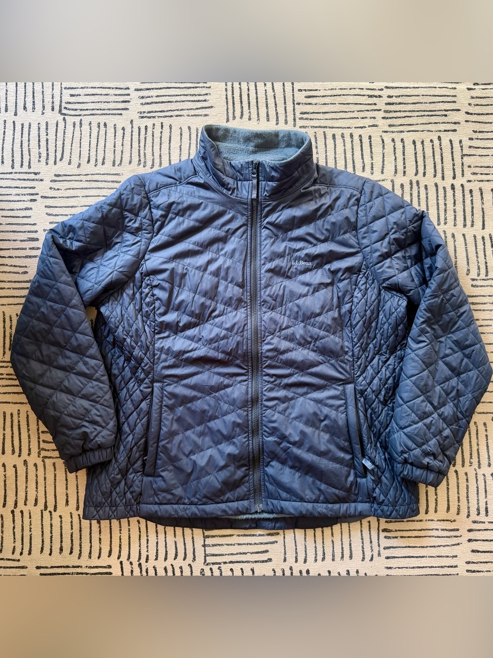 L.L. Bean Women’s Navy Quilted Puffer Jacket